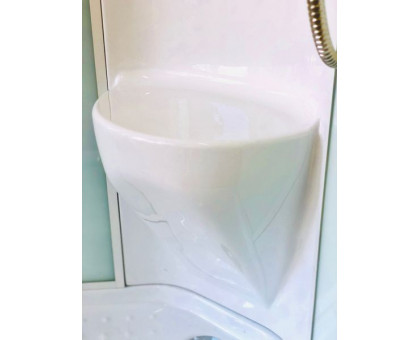 Душевая кабина Royal Bath RB 90HK7-WC-CH 90х90 см, с матовыми стеклами