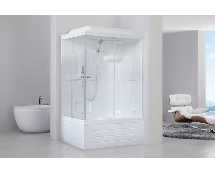 Душевая кабина Royal Bath RB 8120BP1-T 120х80 см, с прозрачными стеклами, правосторонняя