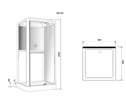 Душевая кабина Grossman GR-121
