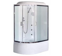 Душевая кабина Royal Bath RB 8120BK2-M-CH 120х80 см, с матовыми стеклами, правосторонняя