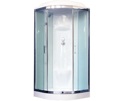 Душевая кабина Royal Bath RB 90HK6-WT-CH 90х90 см, с прозрачными стеклами