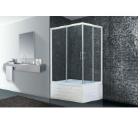 Душевой уголок Royal Bath RB 8120BP-T 120х80 см, с прозрачными стеклами, левосторонний